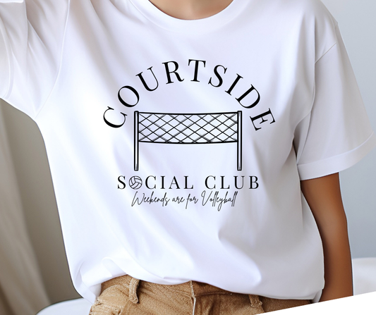 Courtside Volleyball Tee