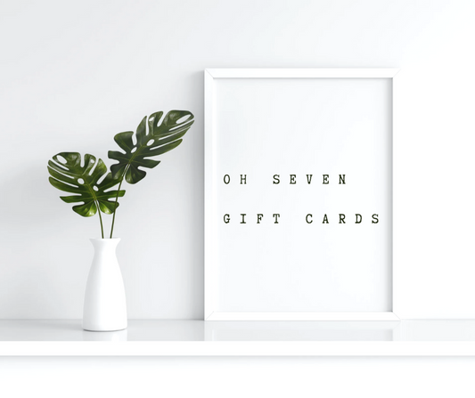 OhSeven Gift Card